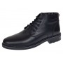 Ghete barbati casual negre din piele naturala imblanite GB101N